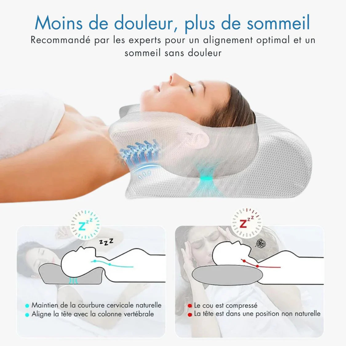 BrySleep™ - Oreiller Orthopédique