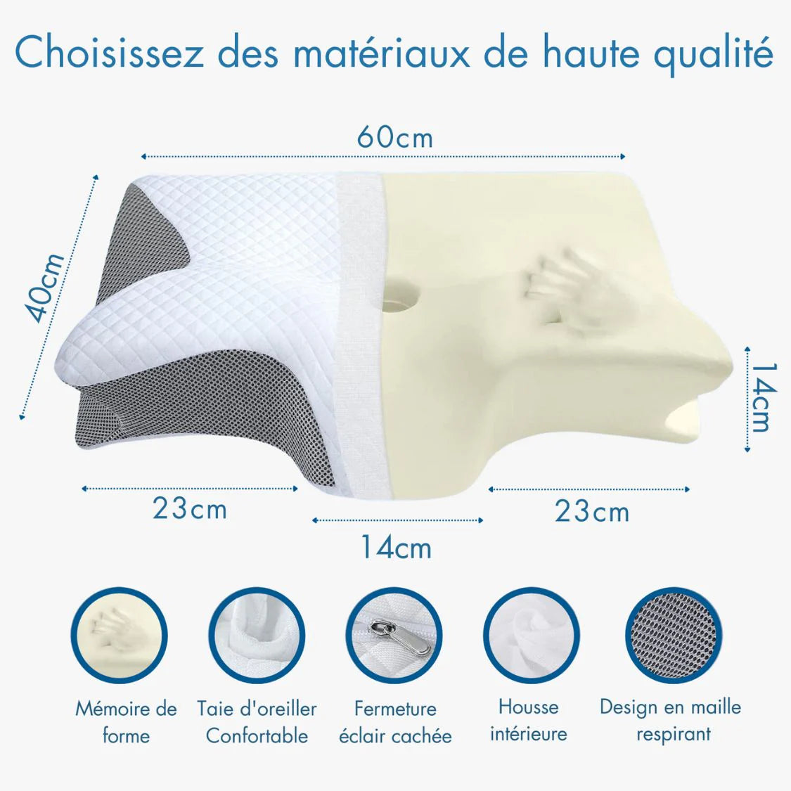 BrySleep™ - Oreiller Orthopédique