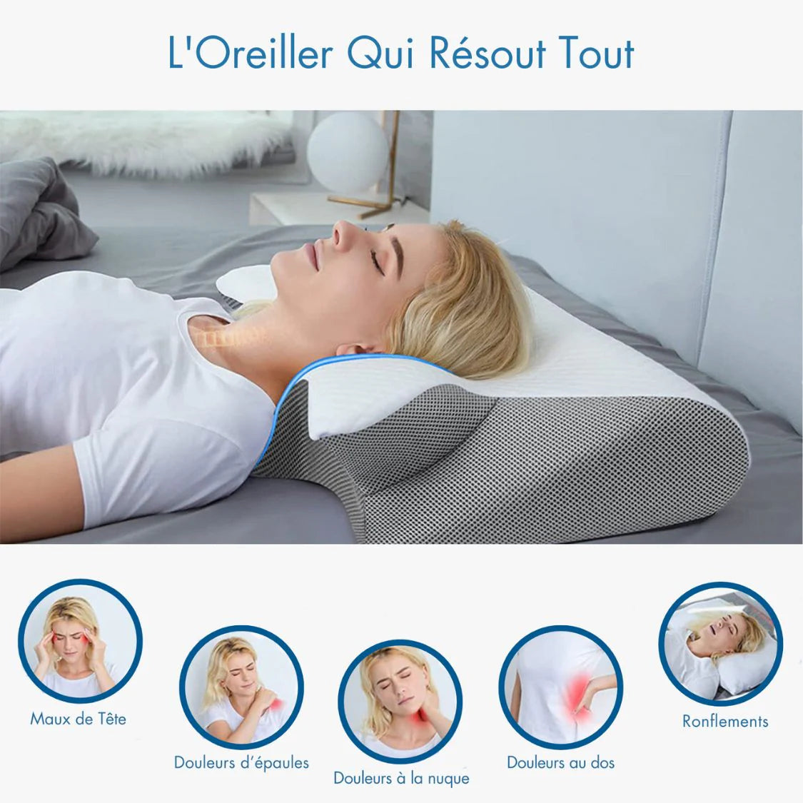 BrySleep™ - Oreiller Orthopédique